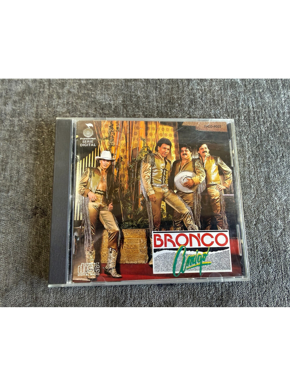 Bronco Amigo CD 1990 Fonovisa FPCD-9003 Corazon Duro Lagrimas Sal Y Limon